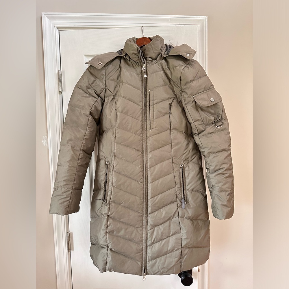 Eddie Bauer Sun Valley Down Parka with Faux Fur Hood